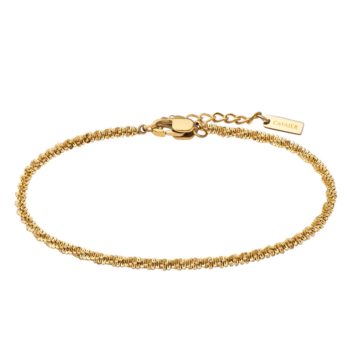 Bracelet Chaîne Fine Texturée