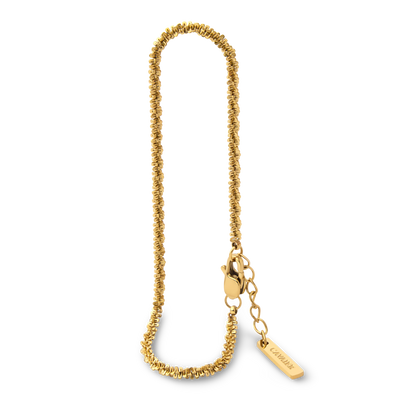 Bracelet Chaîne Fine Texturée