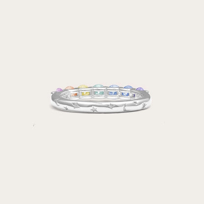Bague Arc-en-Ciel Céleste Réversible