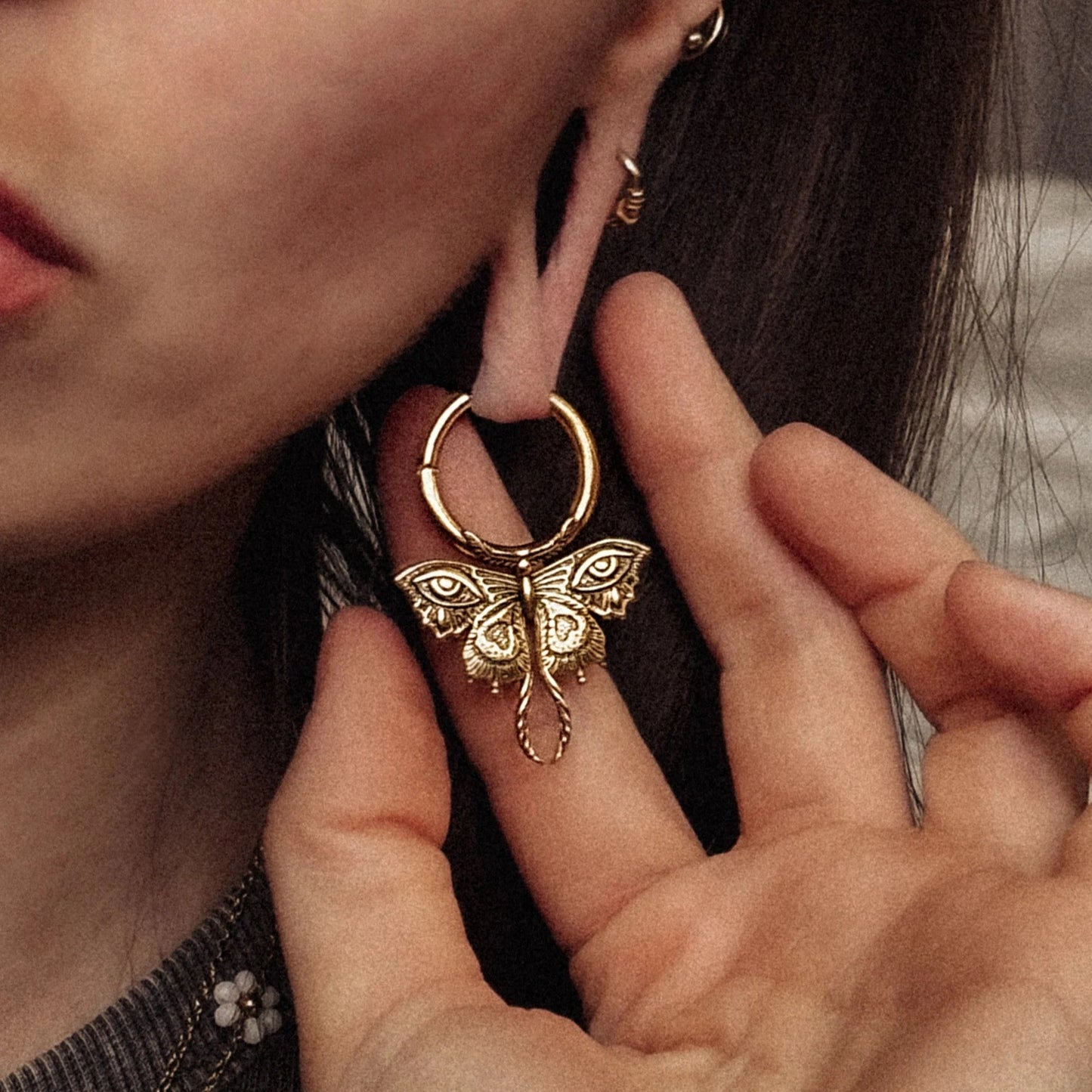 Boucles d’Oreilles Papillon Enchanté