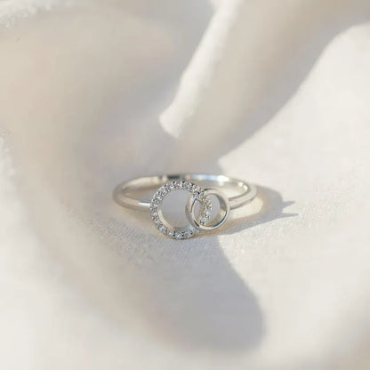 Bague Anneaux Entrelacés