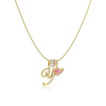 Collier Initiales Trois Rangées Personnalisé