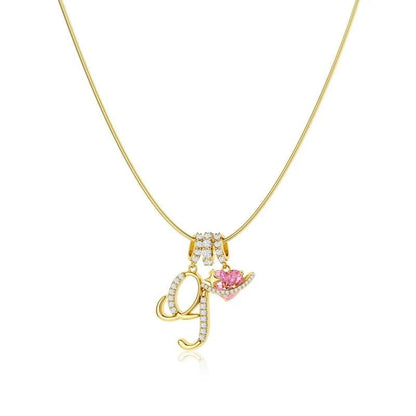 Collier Initiales Trois Rangées Personnalisé