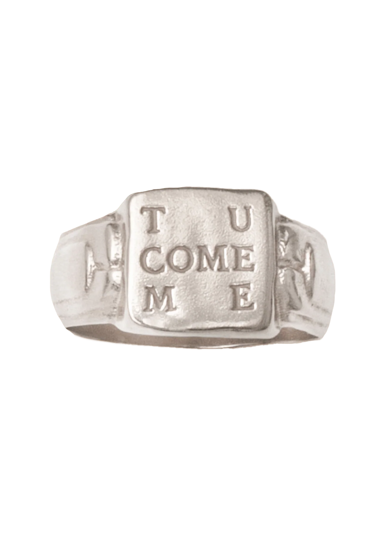 Bague inscription Tu Come Me