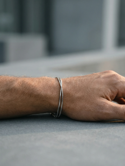 Bracelet Cube Structuré Minimaliste