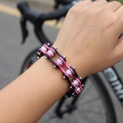 Bracelet Cristal Rose Structuré