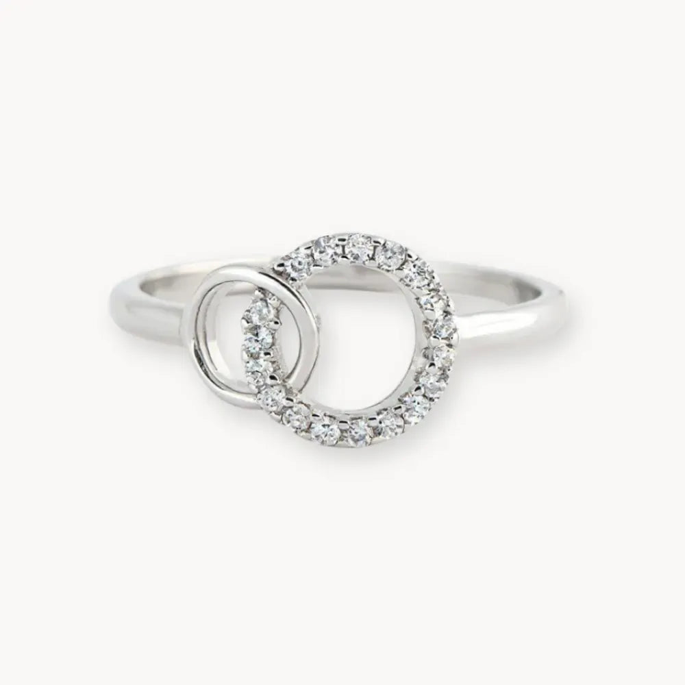 Bague Anneaux Entrelacés