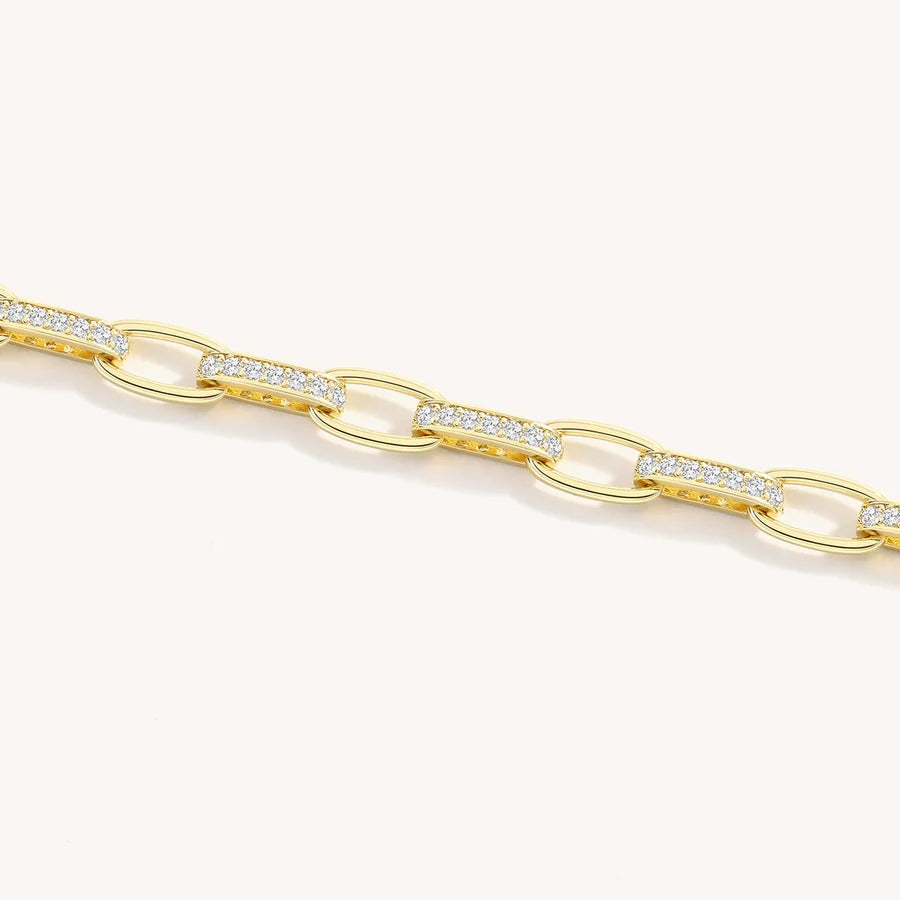Bracelet Paperclip Luna