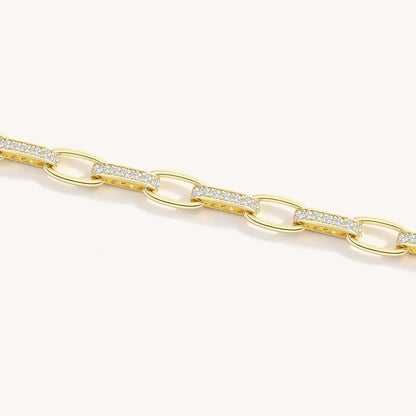 Bracelet Paperclip Luna