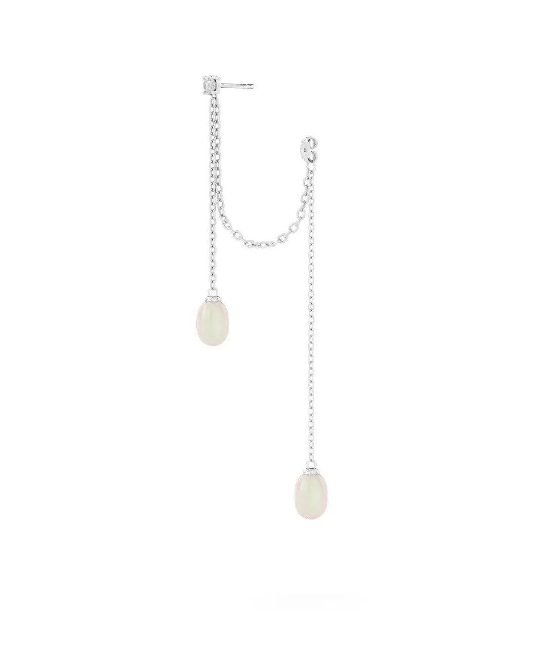 Boucles Perle Lien Délicat