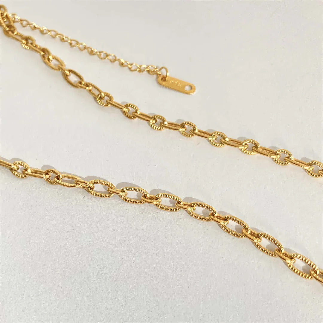 Collier Soleil & Lune en Nacre