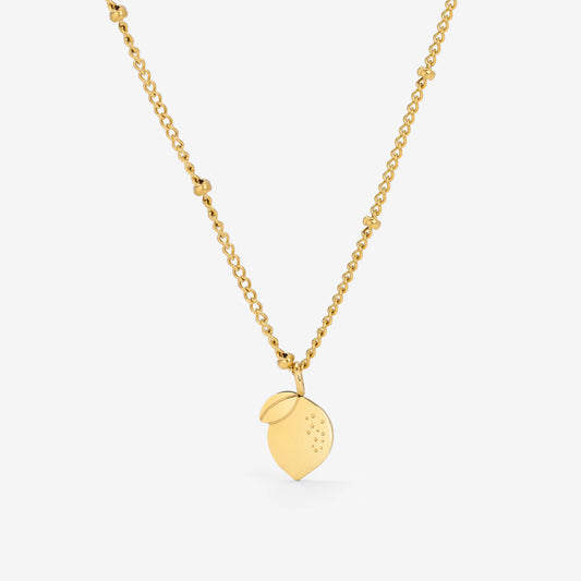 Collier citron minimaliste
