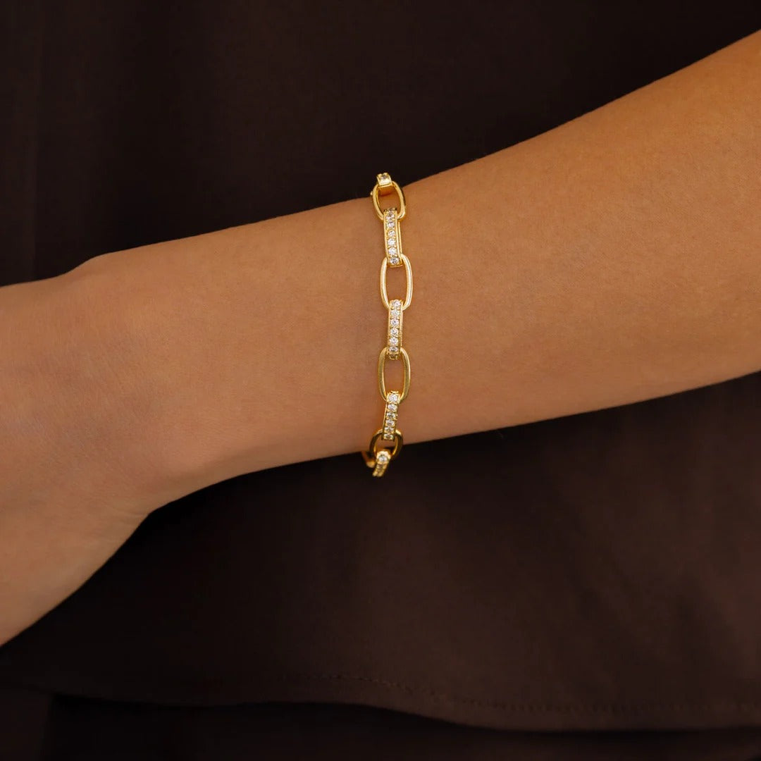 Bracelet Paperclip Luna