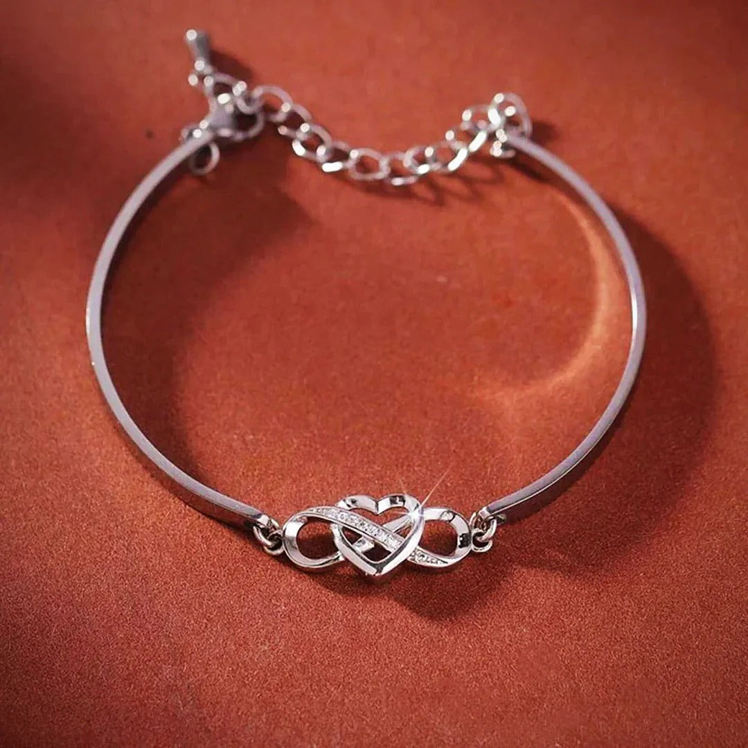 Bracelet Cœur Infini Délicat