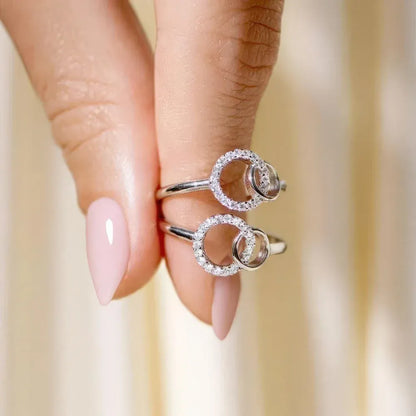 Bague Anneaux Entrelacés