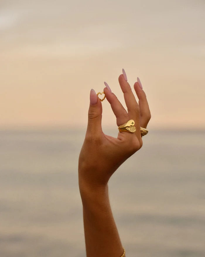 Bague scintillante pour meilleure amie