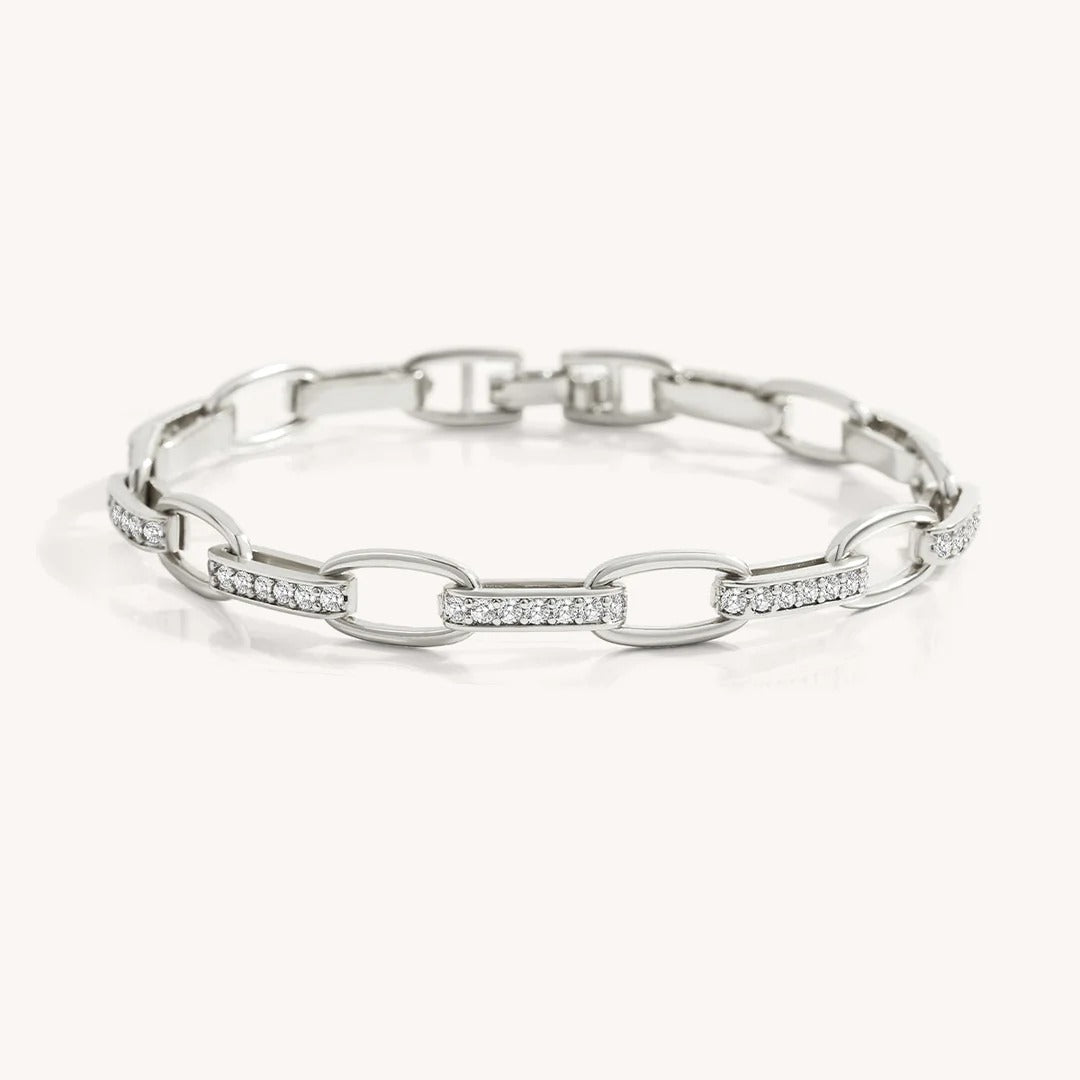 Bracelet Paperclip Luna
