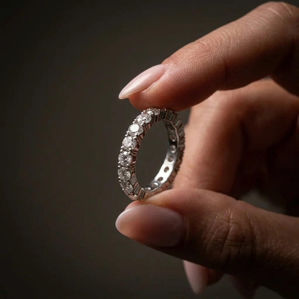 Bague Éclat Moissanite Délicat