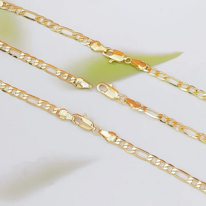 Bracelet Figaro Saint Jude doré
