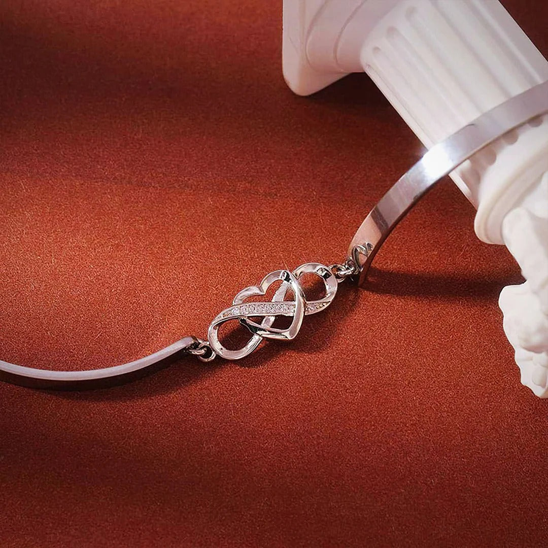 Bracelet Cœur Infini Délicat