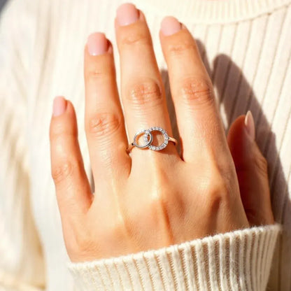 Bague Anneaux Entrelacés