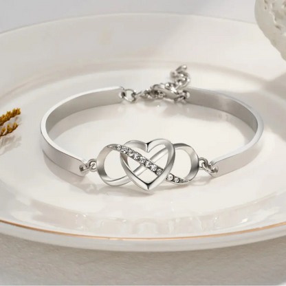 Bracelet Cœur Infini Délicat