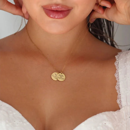Collier Personnalisé avec Prénom et Date