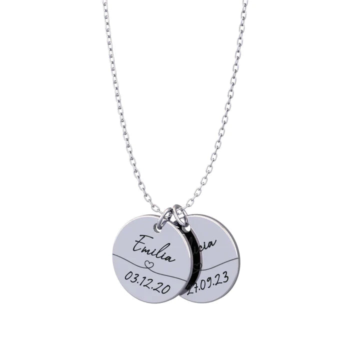 Collier Personnalisé avec Prénom et Date