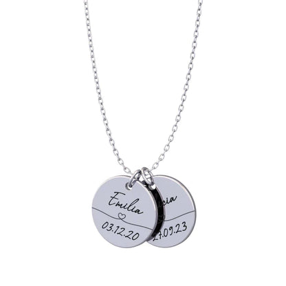 Collier Personnalisé avec Prénom et Date