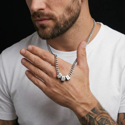 Collier Chaîne avec Prénoms Gravés