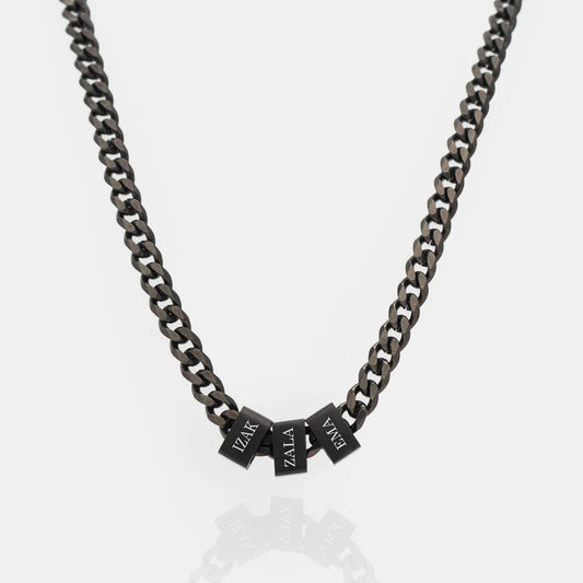 Collier Chaîne avec Prénoms Gravés