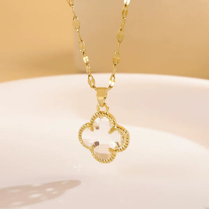Collier Trèfle Réversible Lumineux