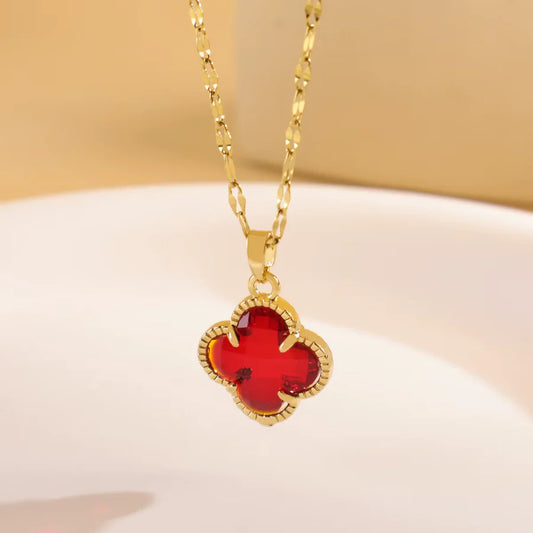 Collier Trèfle Réversible Lumineux