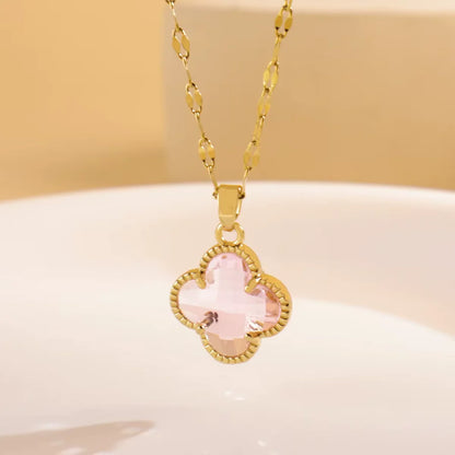 Collier Trèfle Réversible Lumineux