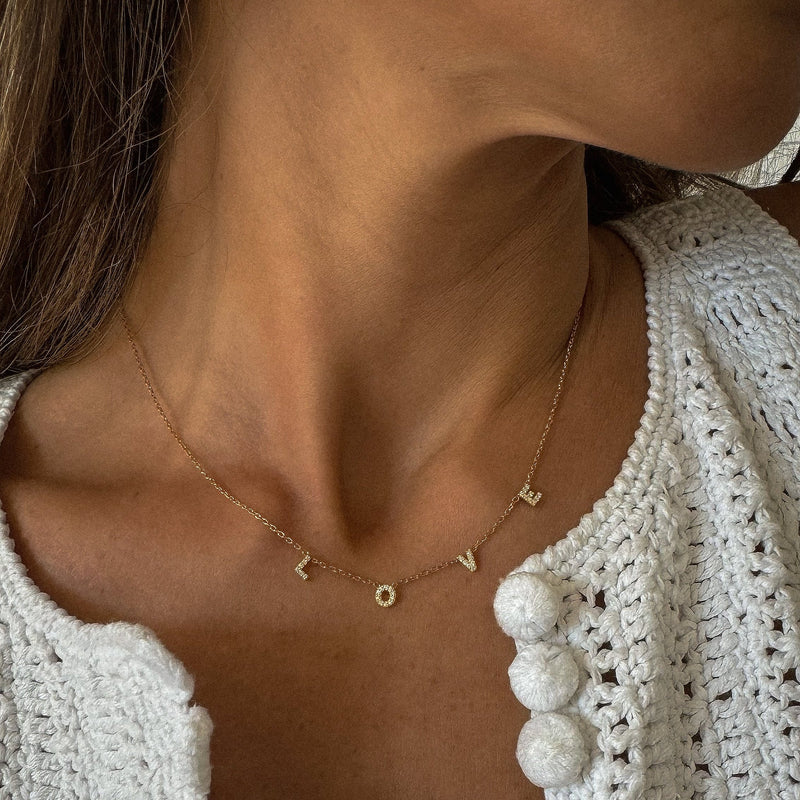 Collier Personnalisé Initiales