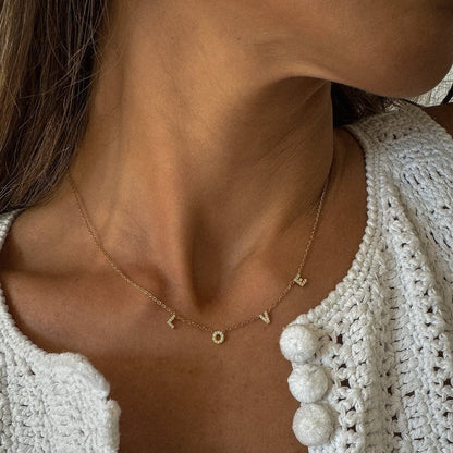 Collier Personnalisé Initiales