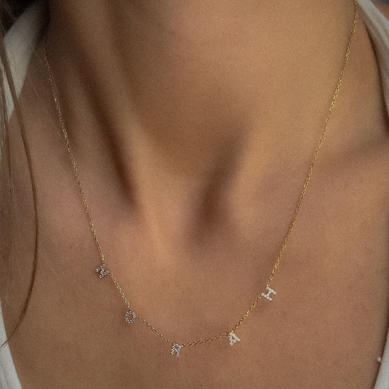 Collier Personnalisé Initiales