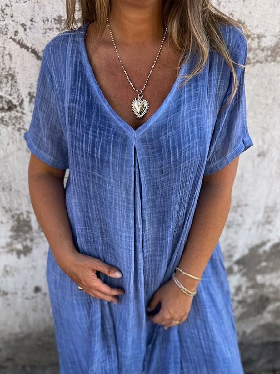 Thea | Robe Midi en Lin