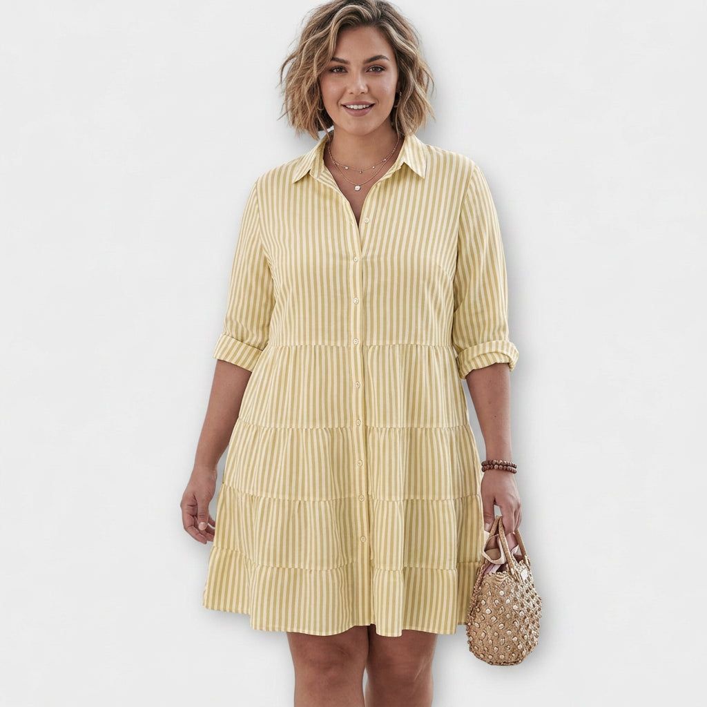Layla - Robe Rayée Aérée