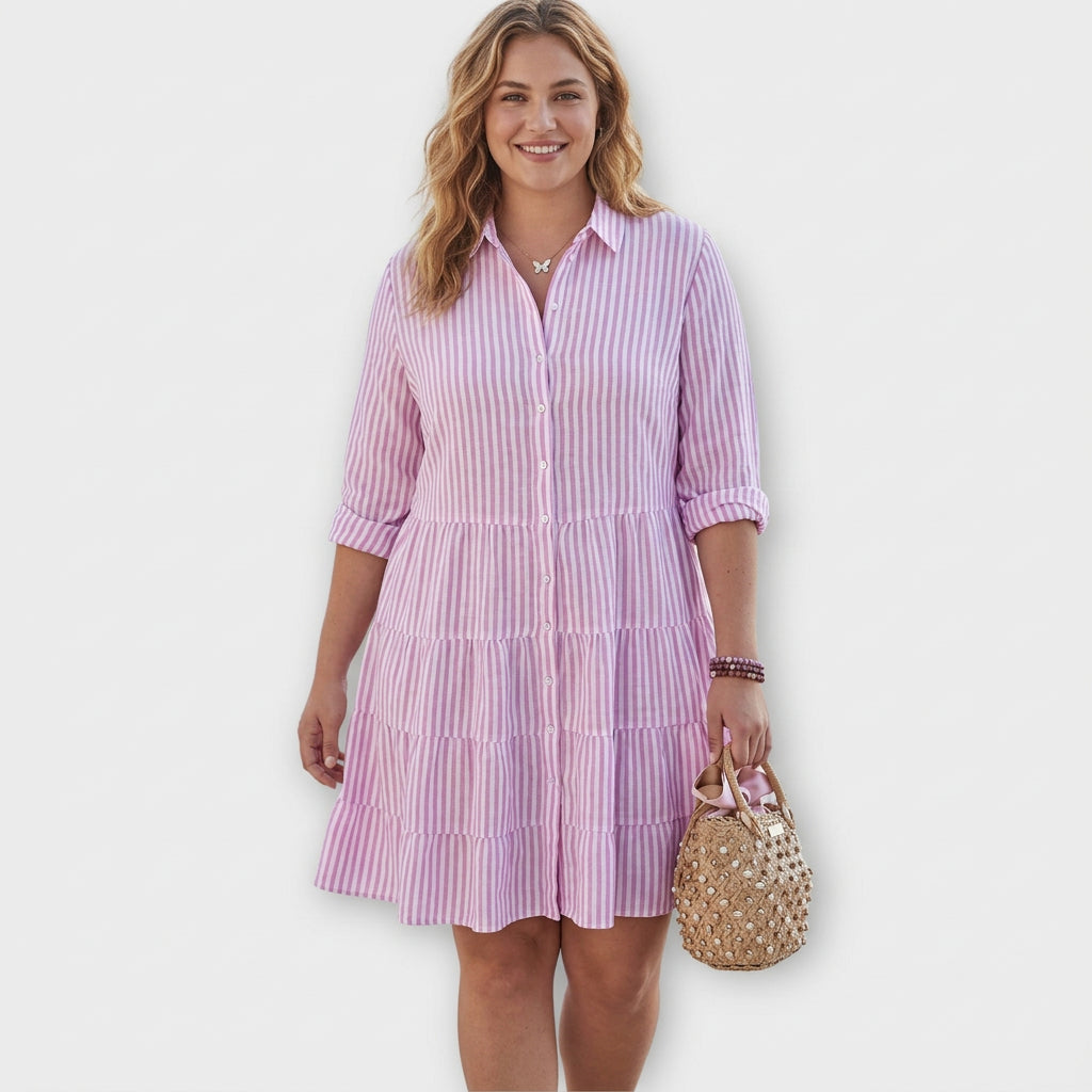 Layla - Robe Rayée Aérée