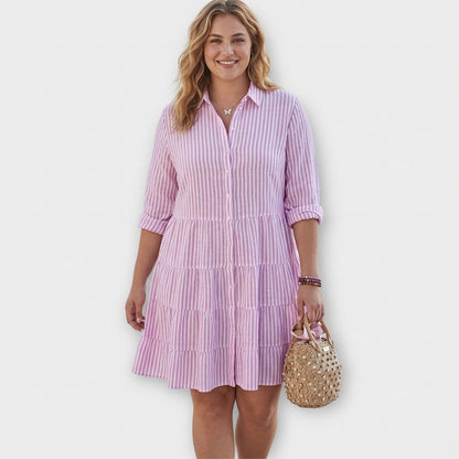 Layla - Robe Rayée Aérée