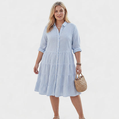 Layla - Robe Rayée Aérée
