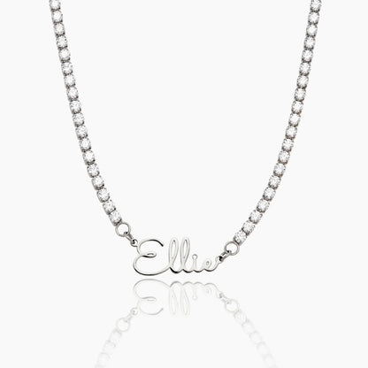 Collier Tennis Signature Personnalisé