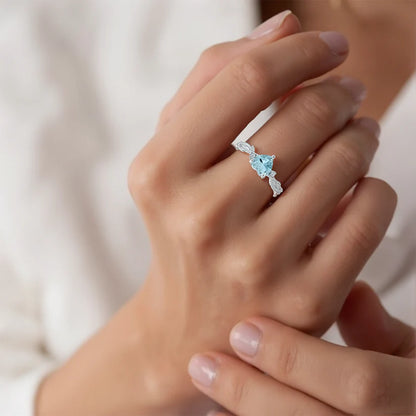 Bague Cœur Luna Délicate