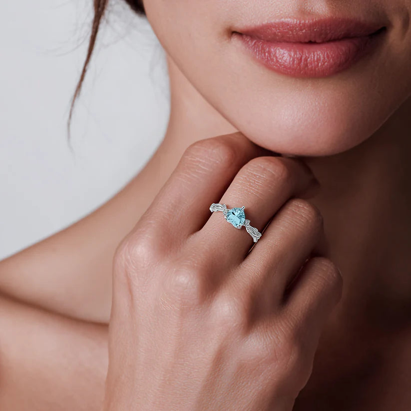 Bague Cœur Luna Délicate