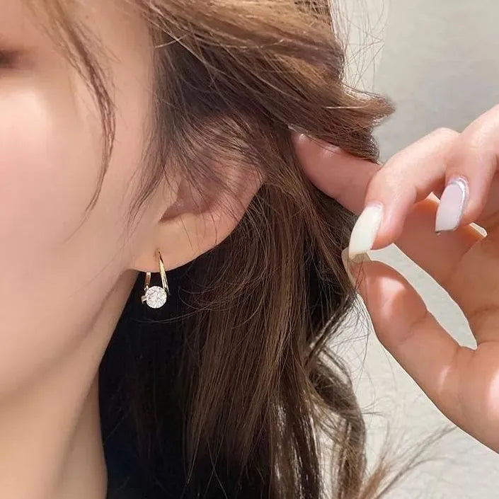 Boucles d'oreilles en zircone cubique