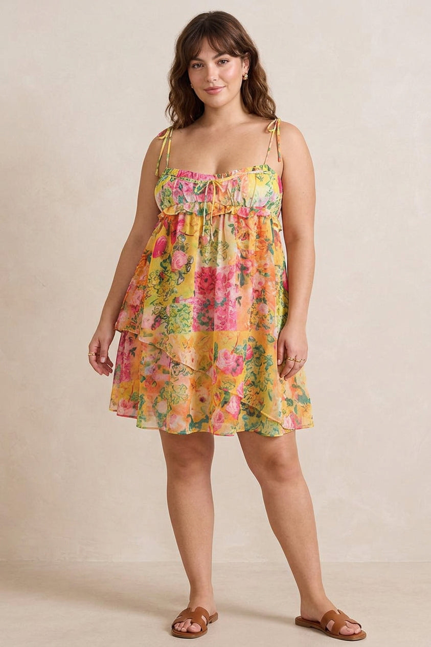 Robe Mini Fleurie