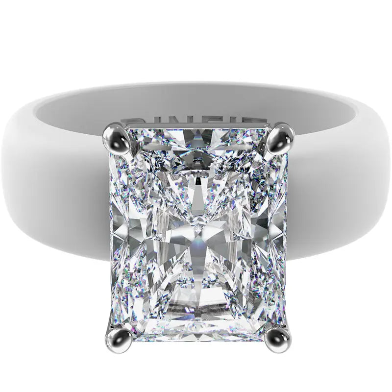 Bague minimaliste en acier inoxydable