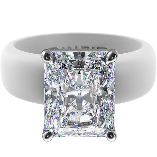 Bague minimaliste en acier inoxydable