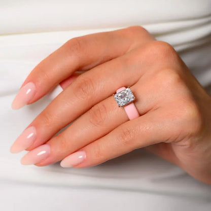 Bague minimaliste en acier inoxydable